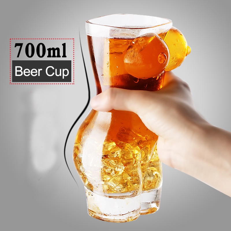 Beer Glasses Sexy Chest Cup