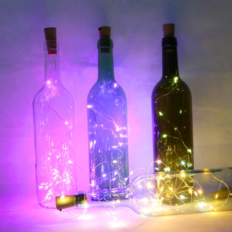 Cork Shape Wine Bottle Fairy Lights