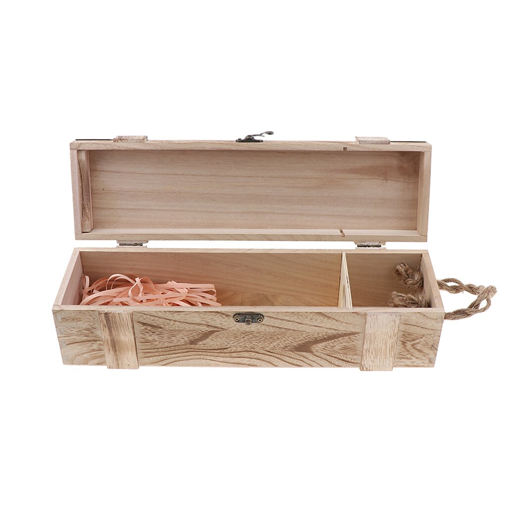 Single Bottle Wood Wine Box