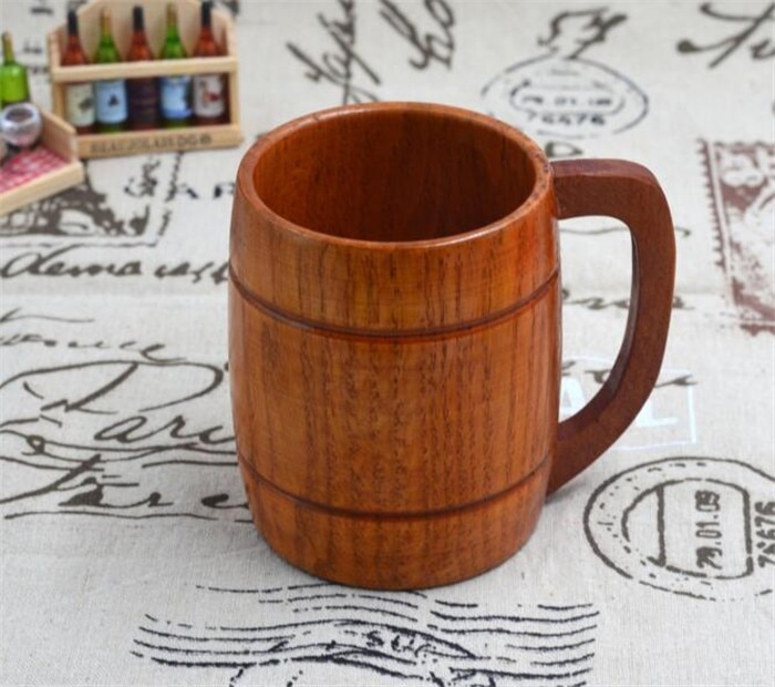 Wooden Beer Mug Party Cup