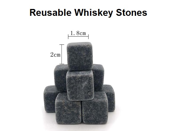 Reusable Whiskey Stones (Set of 9)