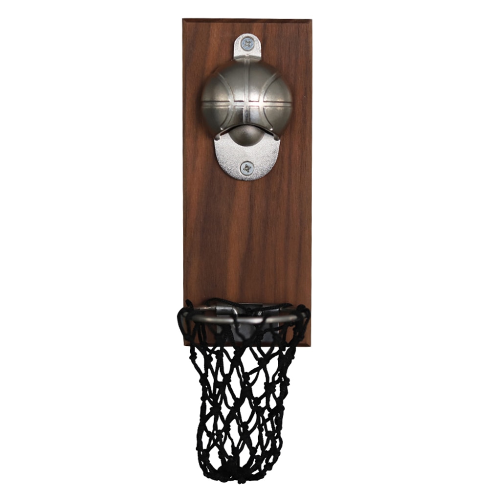 Creative Bottle Opener Basketball Wall Bottle Opener Wall Mounted With Magnetic Beer Opener Gift Kitchen Tools