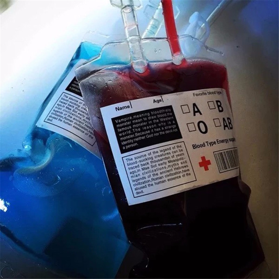 Novelty Vampire Halloween Blood Bag