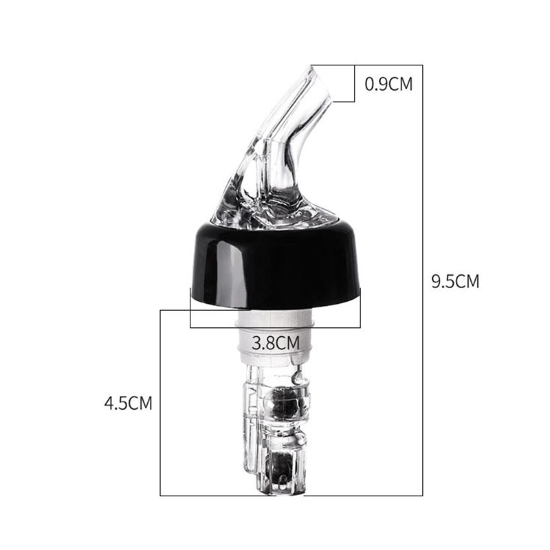 Portable 20ml/30ml Quantitative Wine Pourer Alcohol Liquid Dispenser Measuring Oil Bottle Spout Wine Decanter Bar Tool