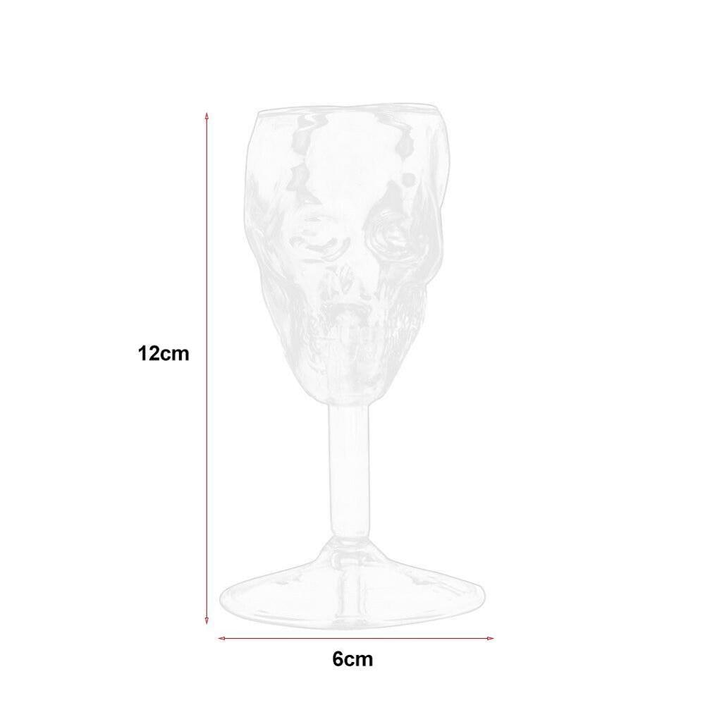 Skull Wine Glass Cocktail Cup