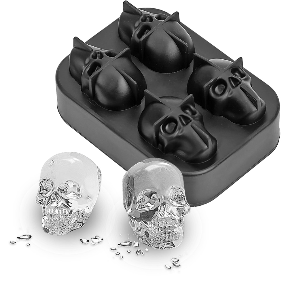 Silicone Ice Cube Trays 3D Skull