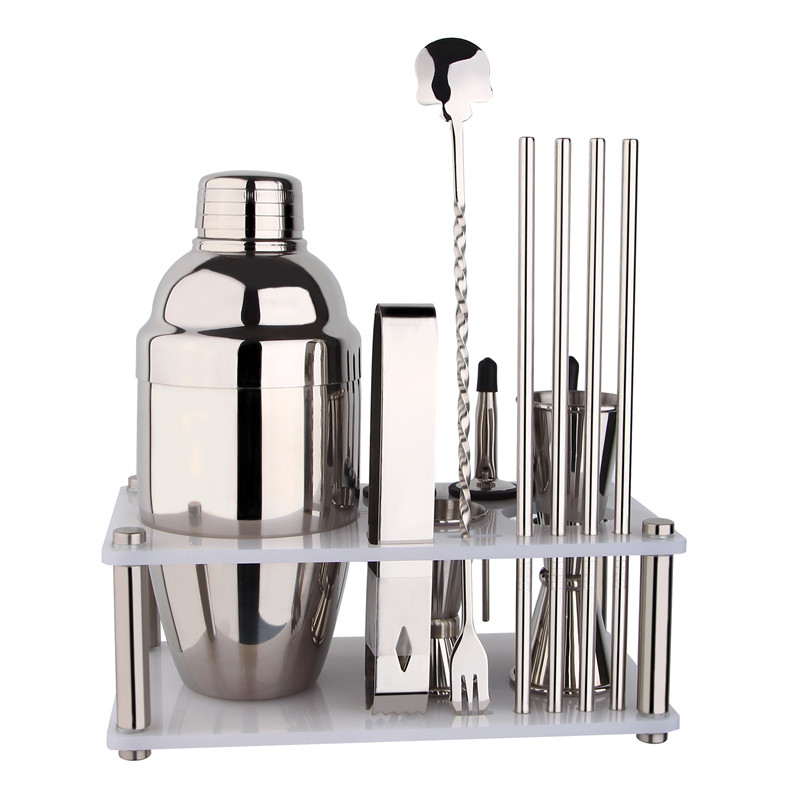 12 Pieces Stainless Steel Bar Set