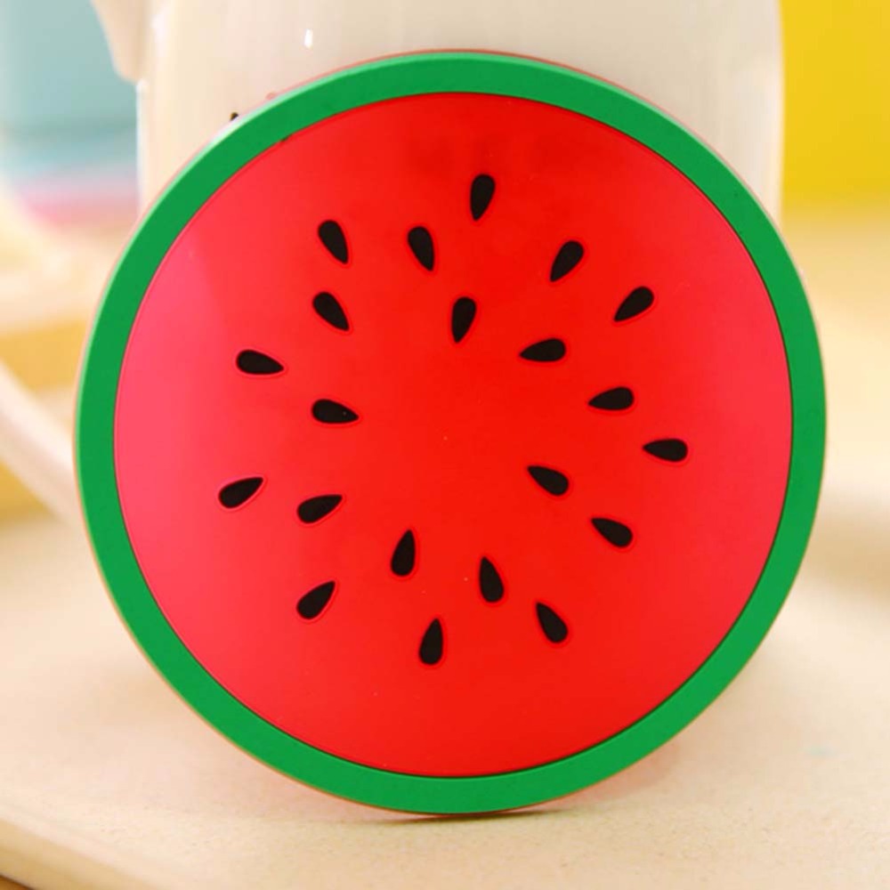 Silicone Drink Coasters Fruit Design (Set of 6)