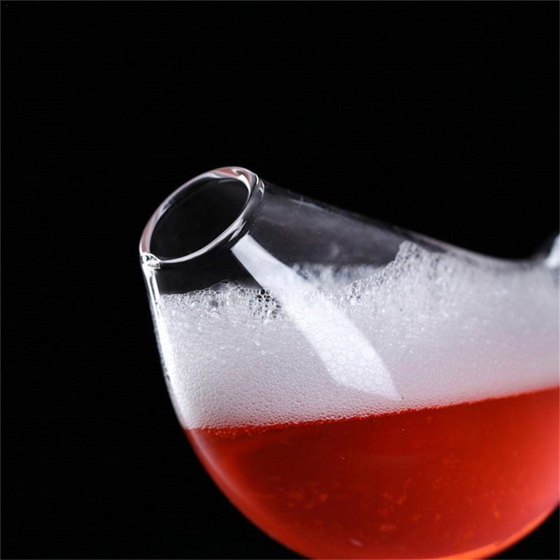 2Pcs/Set Bird Champagne Glass Creative Molecular Smoked Cocktail Goblet Glasses Party Bar Drinking Cup Wine Juice Cup 150ml