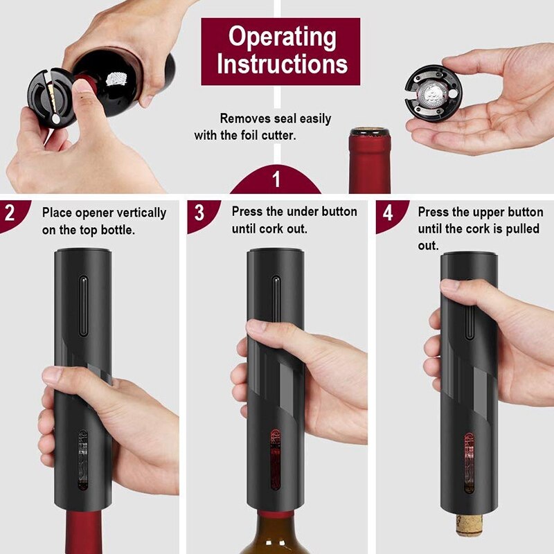 Rechargeable Wine Opener with USB Cable