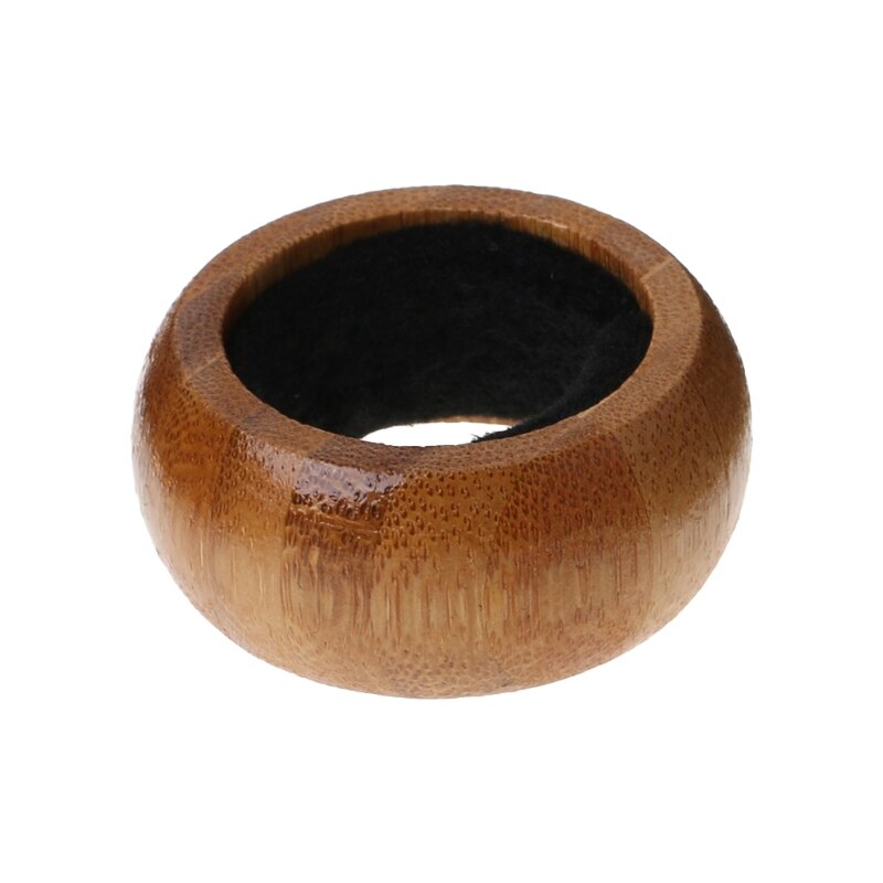 Wooden Felt Lined Wine Drip Ring