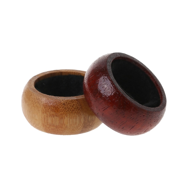 Wooden Felt Lined Wine Drip Ring