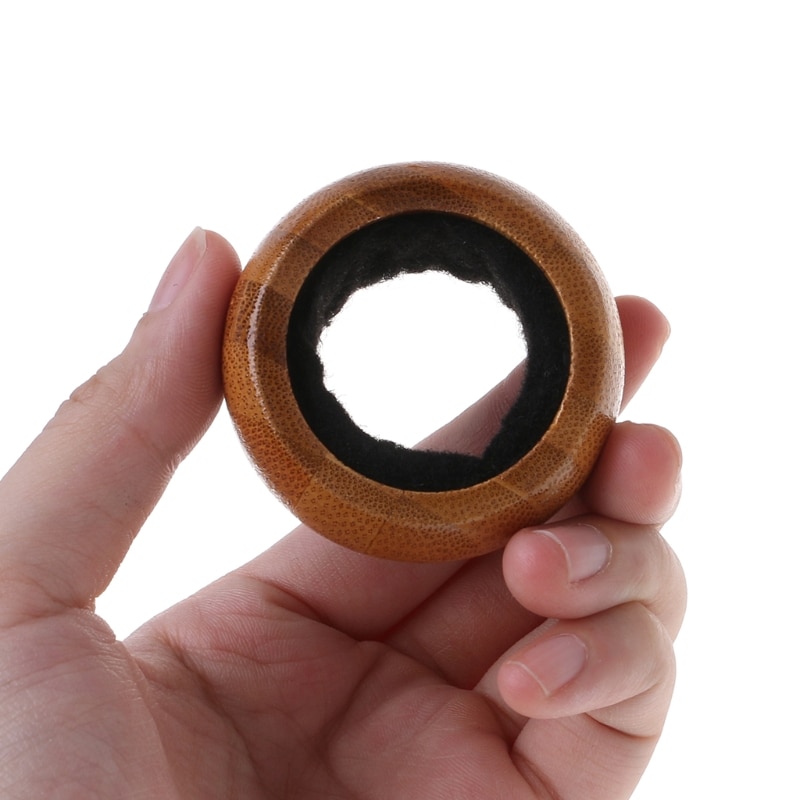 Wooden Felt Lined Wine Drip Ring