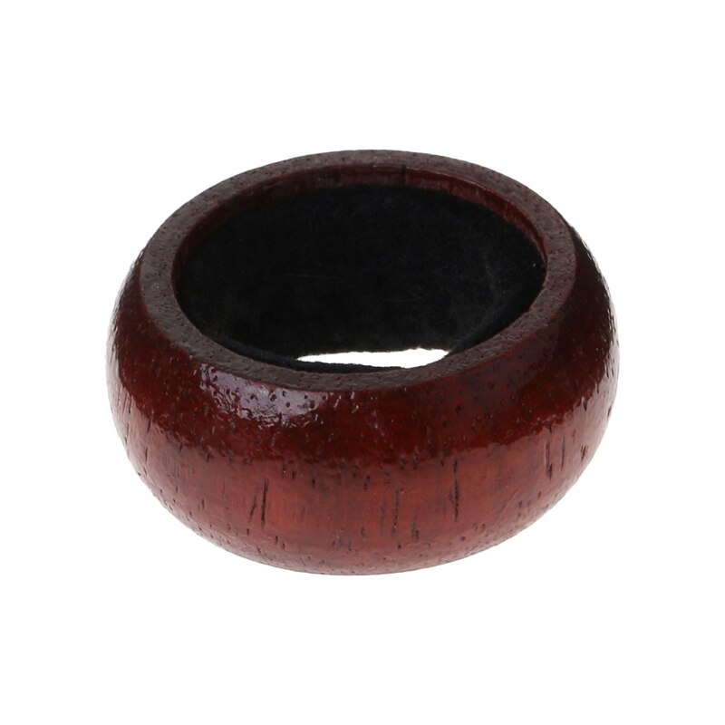 Wooden Felt Lined Wine Drip Ring