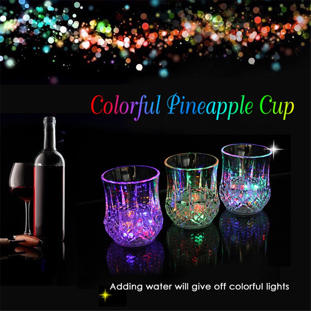 Light Up Glass LED Bar Drinking Cup