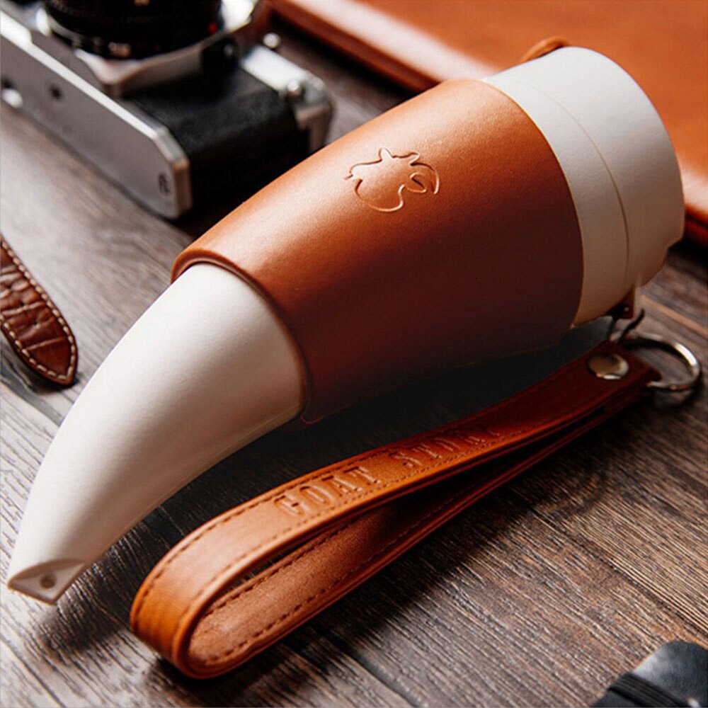 230ml Viking Horn Mug with Straps