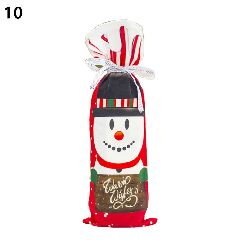 Wine Bottle Cover Christmas Decoration