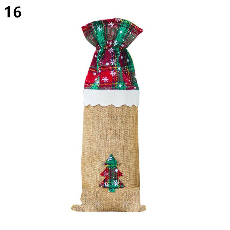 Wine Bottle Cover Christmas Decoration