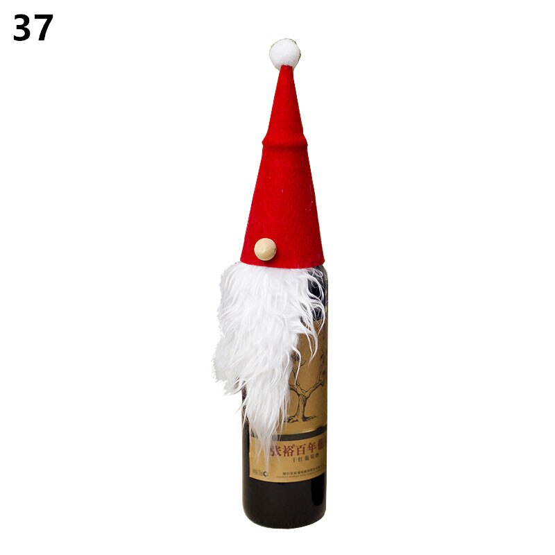 Wine Bottle Cover Christmas Decoration