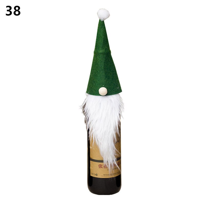 Wine Bottle Cover Christmas Decoration