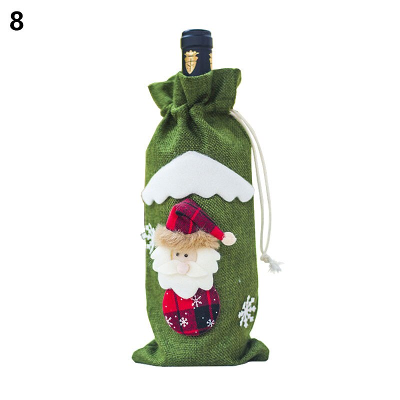 Wine Bottle Cover Christmas Decoration