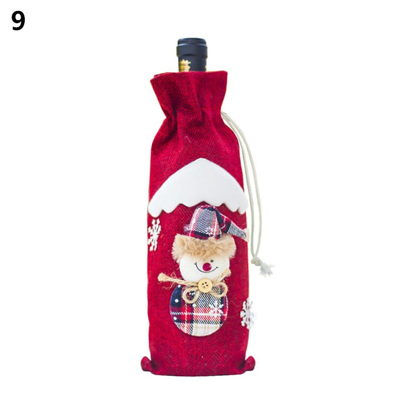 Wine Bottle Cover Christmas Decoration