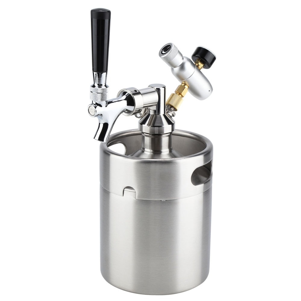 Beer Keg 2L Stainless Steel Container