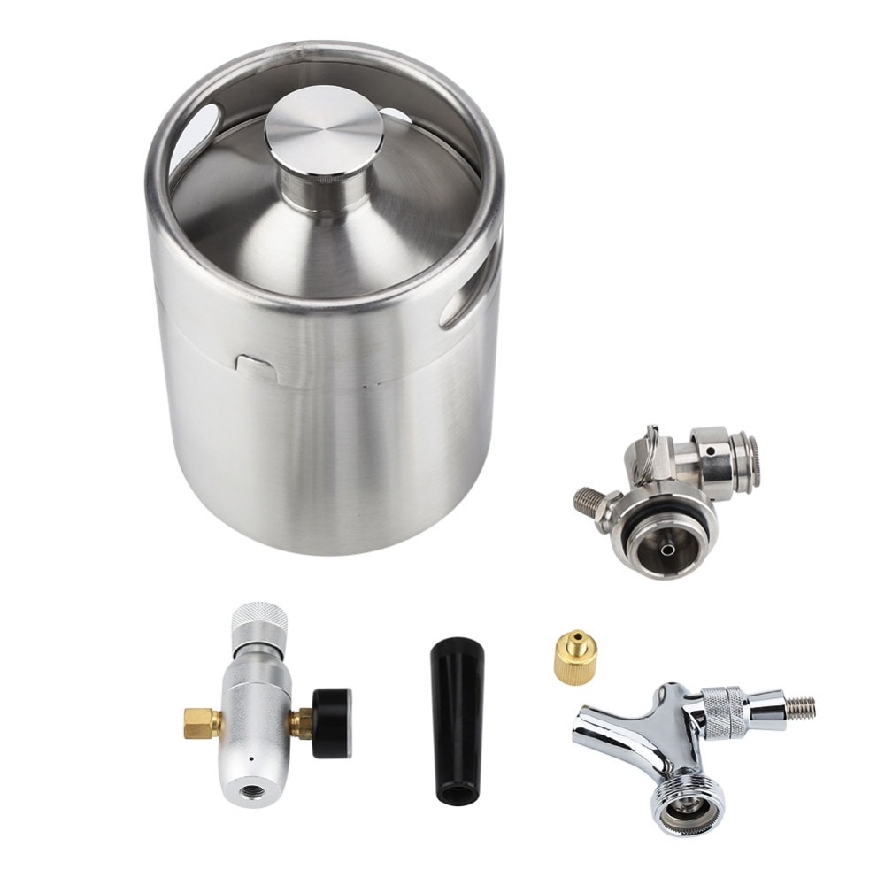 Beer Keg 2L Stainless Steel Container