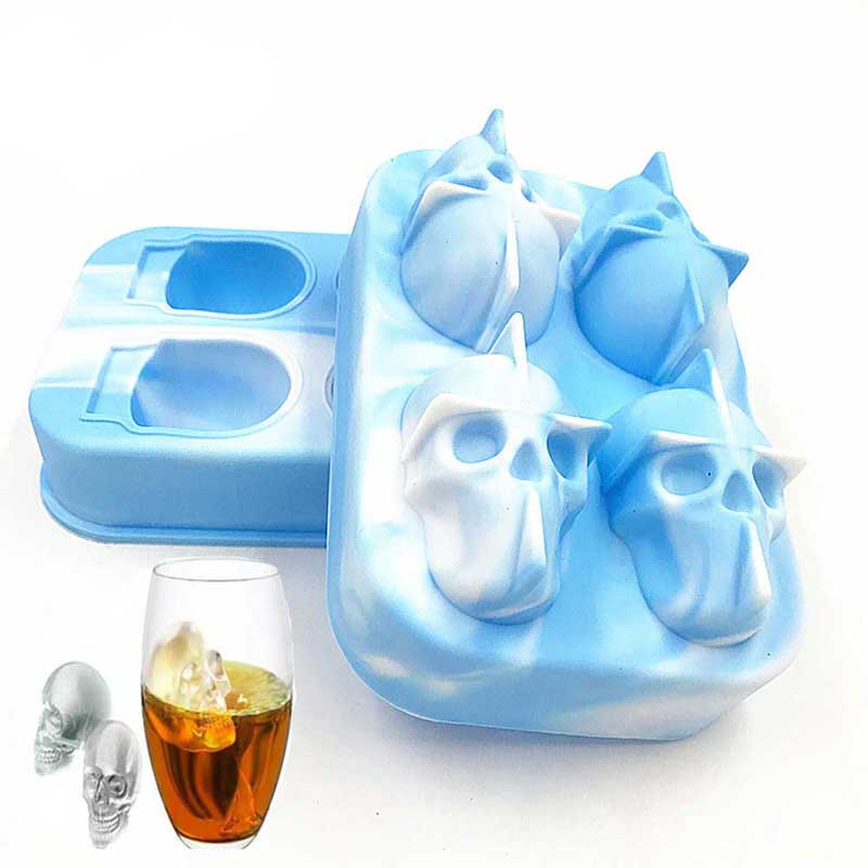 Silicone Ice Molds 3D Giant Skulls