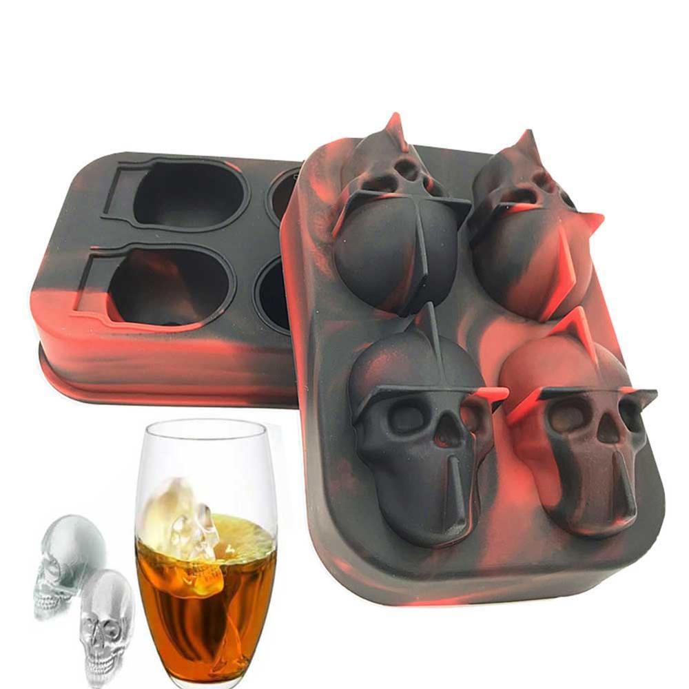 Silicone Ice Molds 3D Giant Skulls