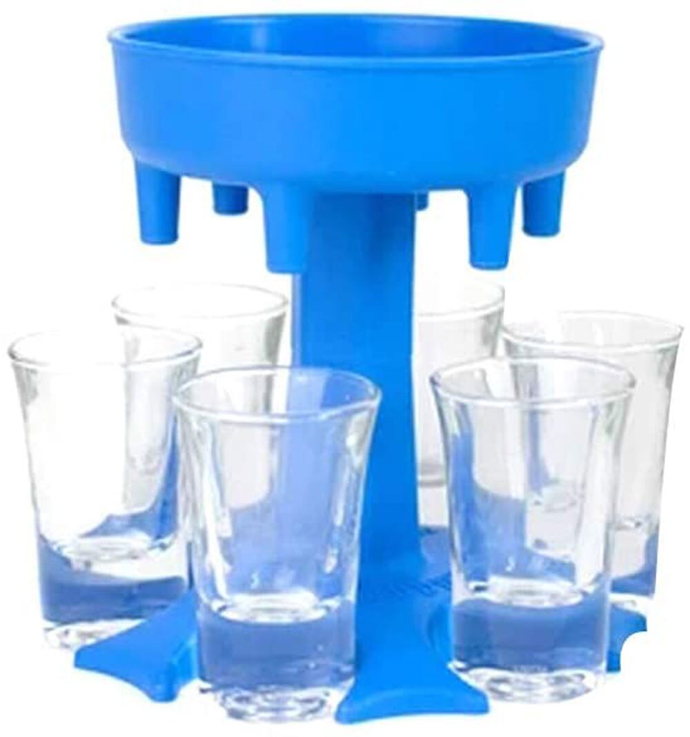 Shot Glass Dispenser 6 Cup Holder