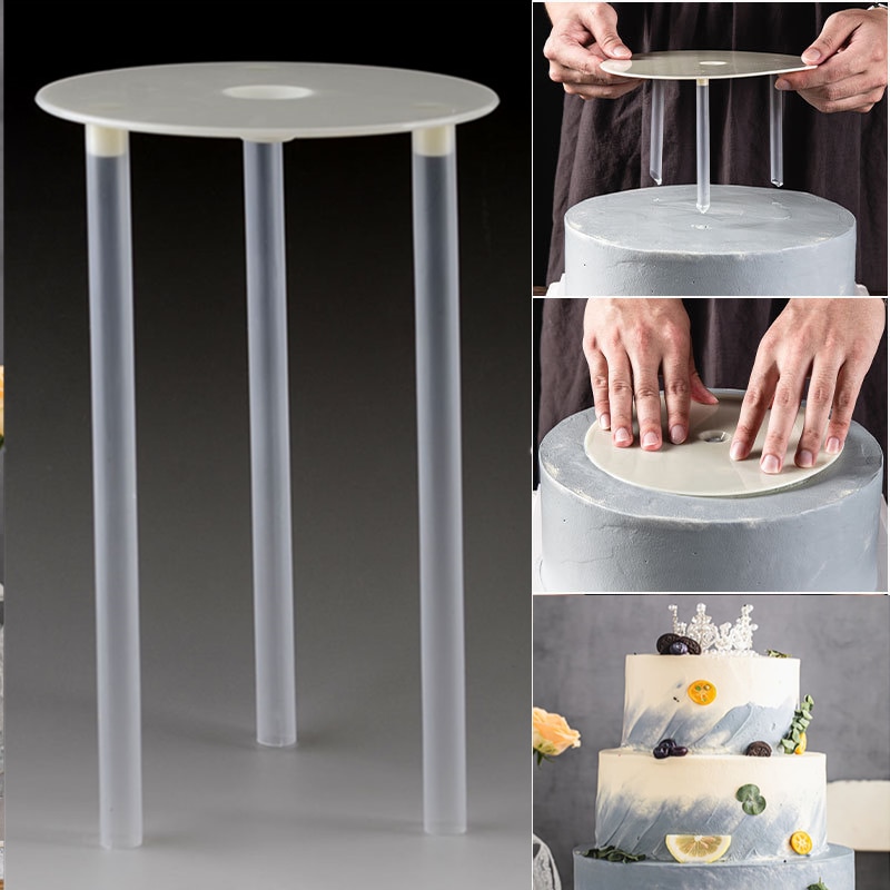 Multi-layer Cake Support Frame Practical Cake Stands Round Dessert Support Spacer Piling Bracket Kitchen DIY Cake Tool