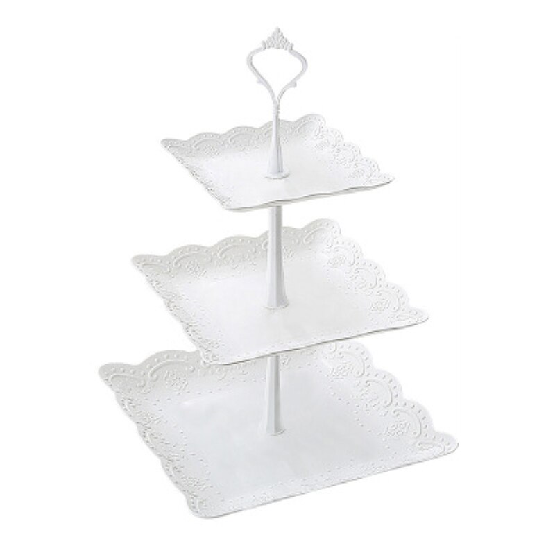 Plastic Tiered Dessert Tray Rack