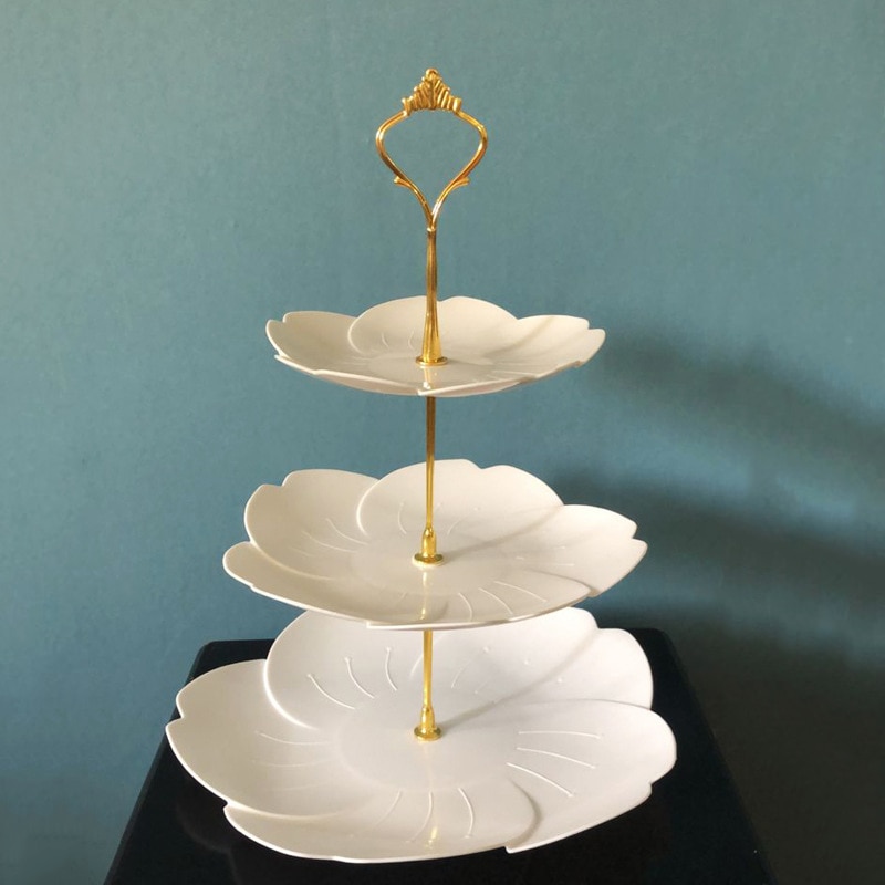 Plastic Tiered Dessert Tray Rack