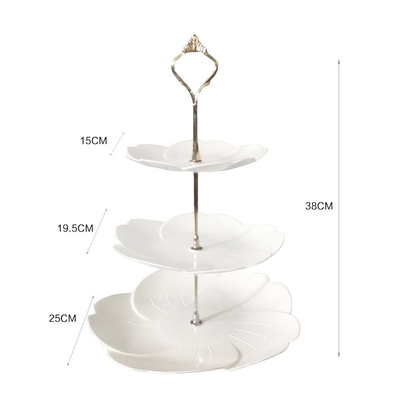 Plastic Tiered Dessert Tray Rack