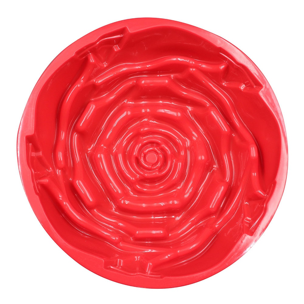 24*24cm Big Rose Flower Baking Tray Silicone Cake Mold Form Large Bakery Dish Bakeware Toast Bread Mould