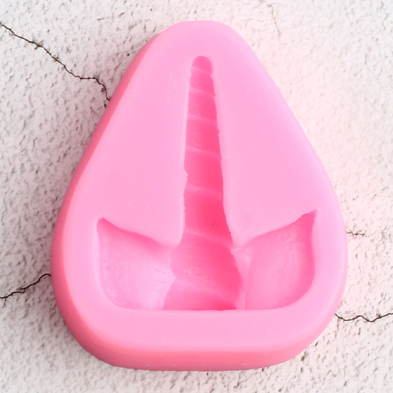 Unicorn Ear Horn Silicone Mold Cupcake Decoration Fondant Mold DIY Party Cake Decorating Tools Candy Chocolate Gumpaste Mould