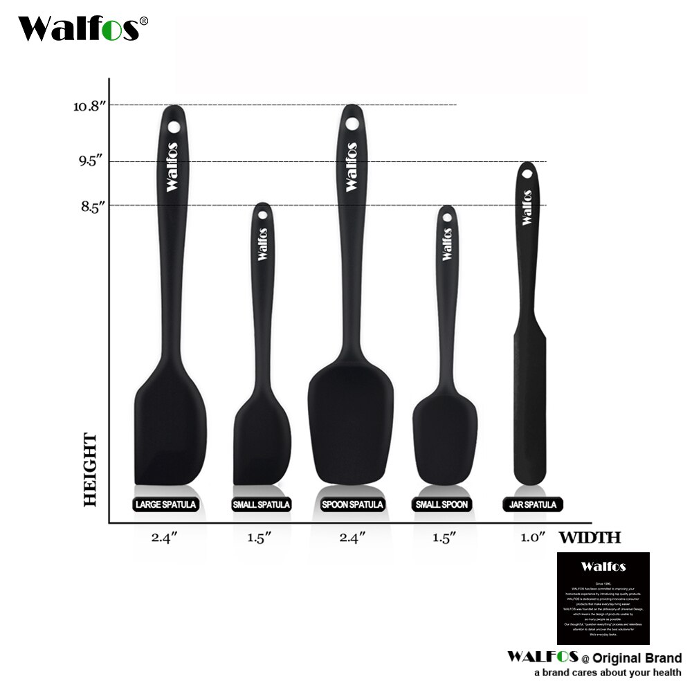 Silicone Baking Spatula Set (5 Pcs)