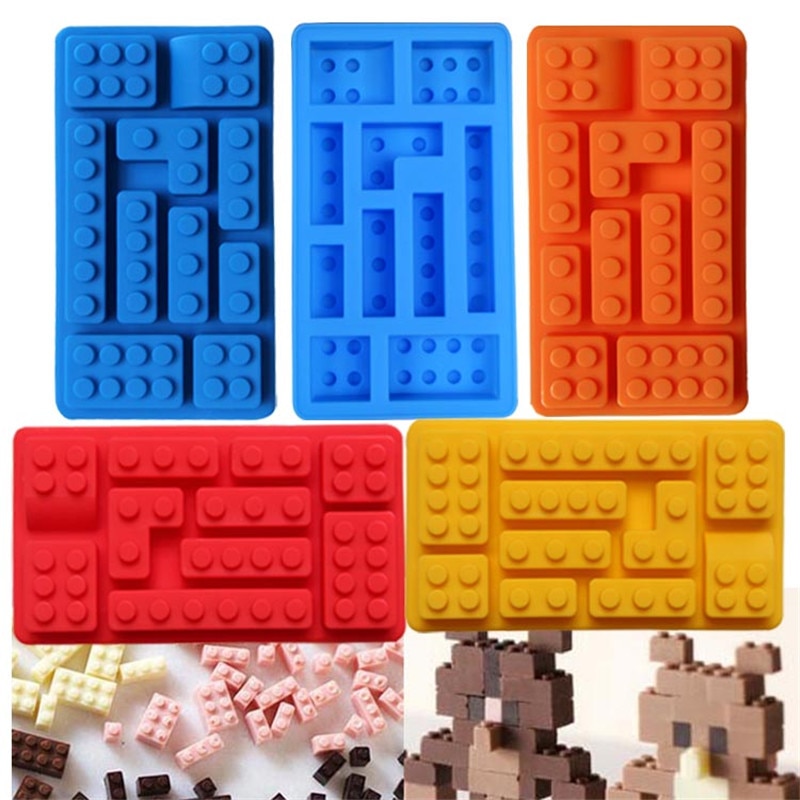 Lego Mold Silicone Ice Cube Tray