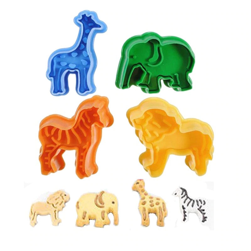 Animal Cookie Cutters Mold Set (4pcs)