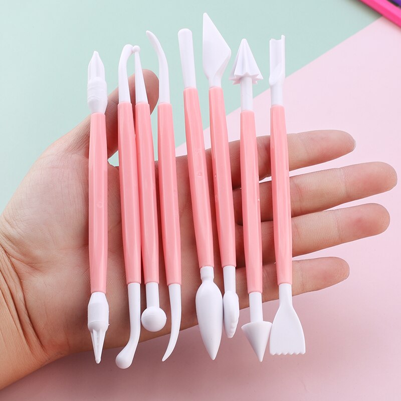 Dual Tip Fondant Tools Set (8 pcs)