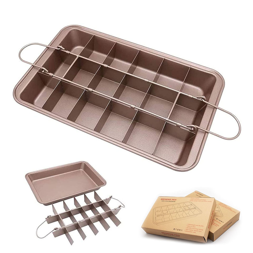 18 Grid All Edge Brownie Pan