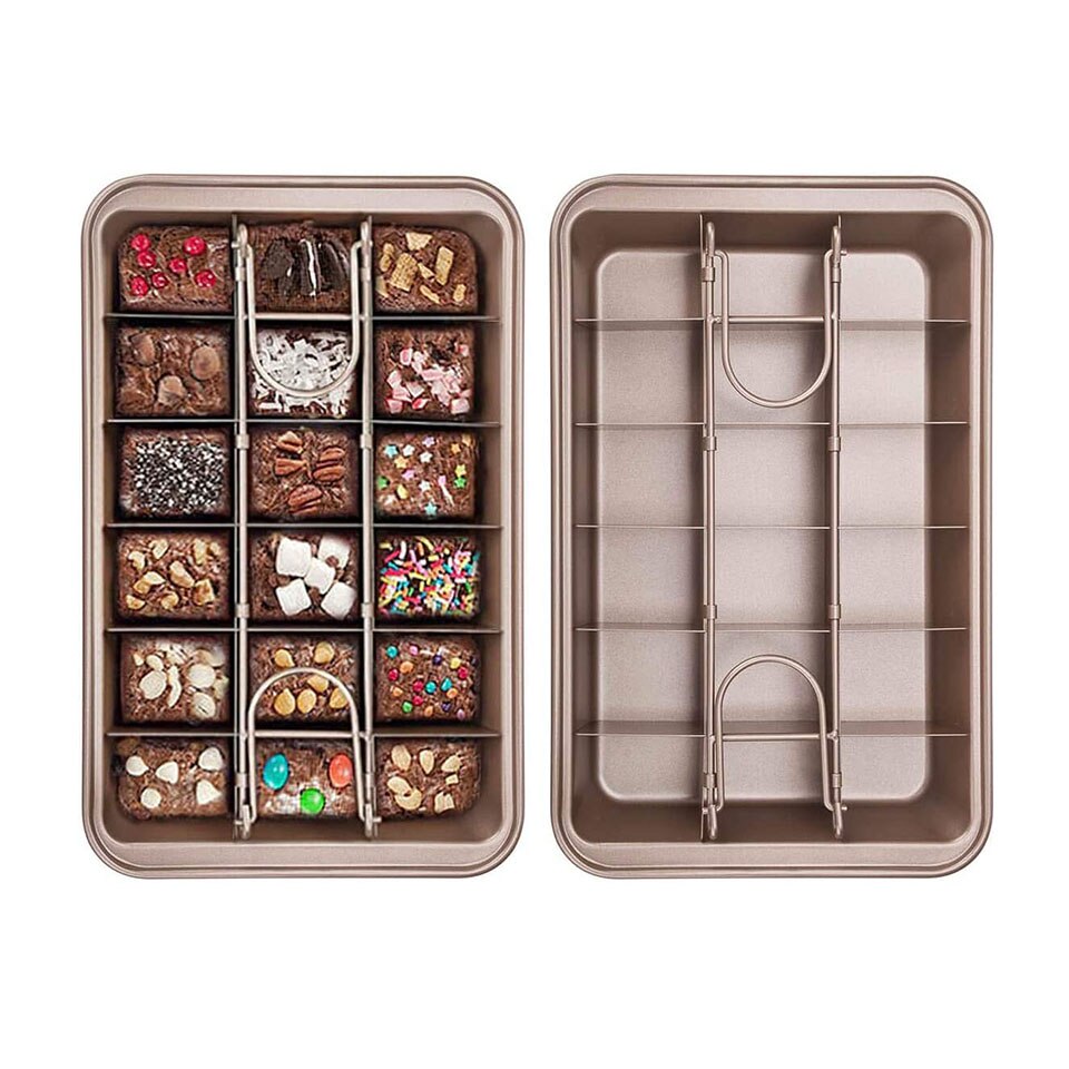 18 Grid All Edge Brownie Pan