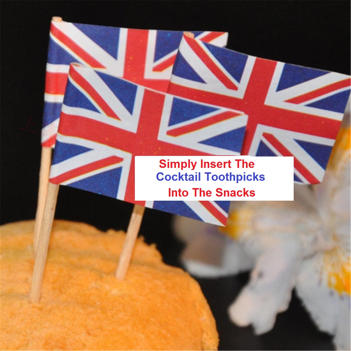 Flag Themed Cocktail Toothpicks (Set of 50)