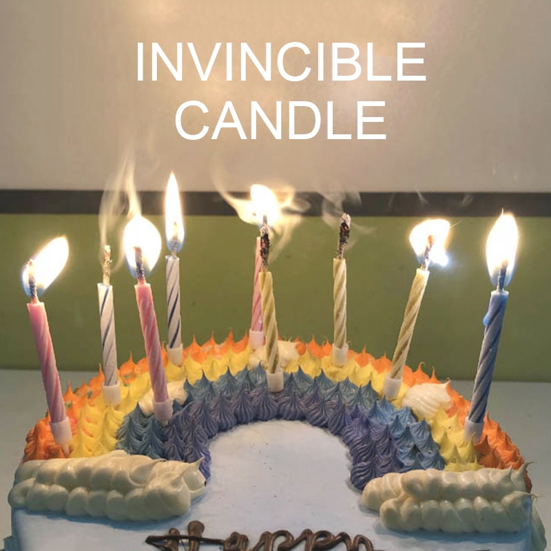 Props Candle Birthday Party Invincible Candle Props Relighting Candles Christmas Party Trick Funny Candle Home Decor