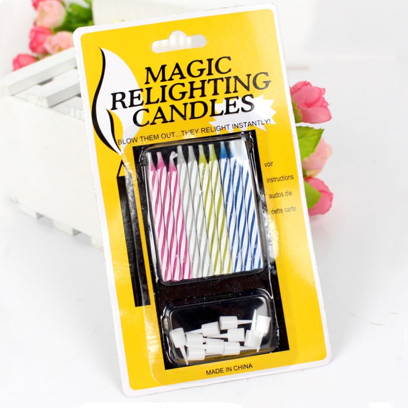 Magic Relighting Candles Cake Decoration