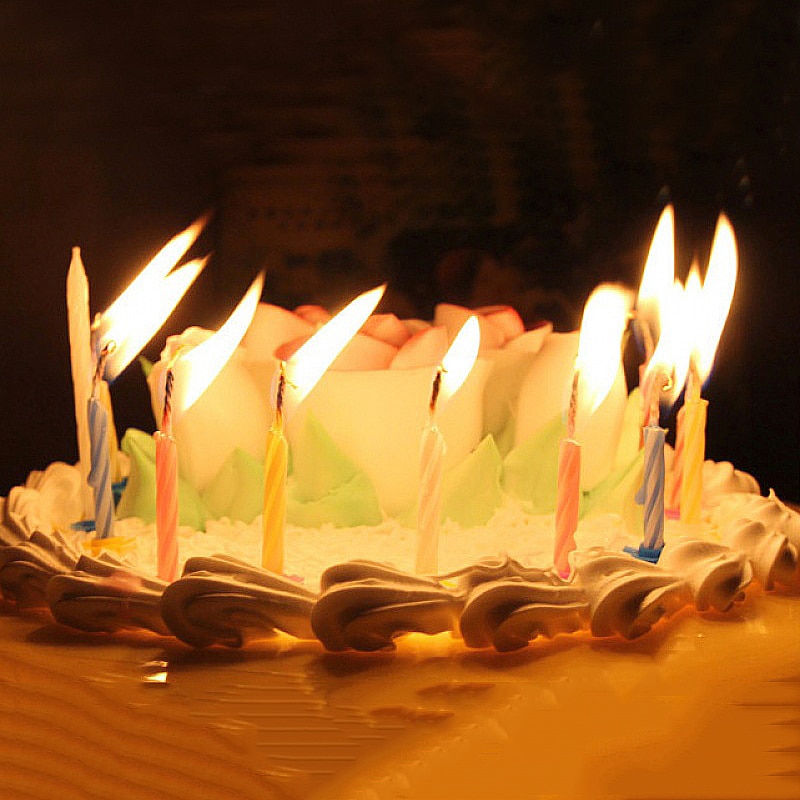 Magic Relighting Candles Cake Decoration