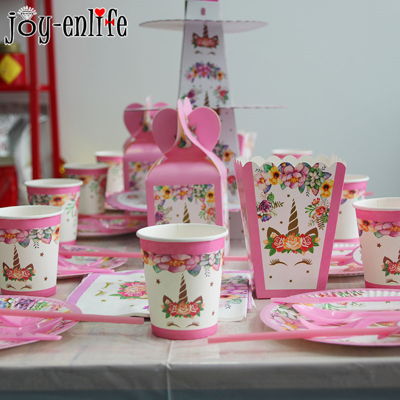 Party Supplies Unicorn Theme Set