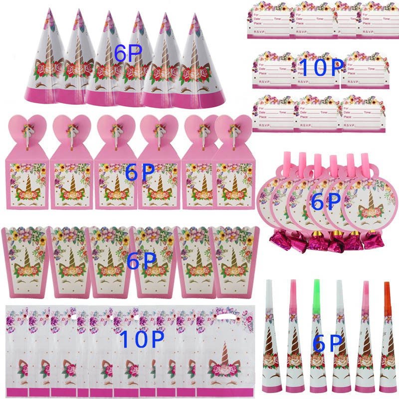 Party Supplies Unicorn Theme Set