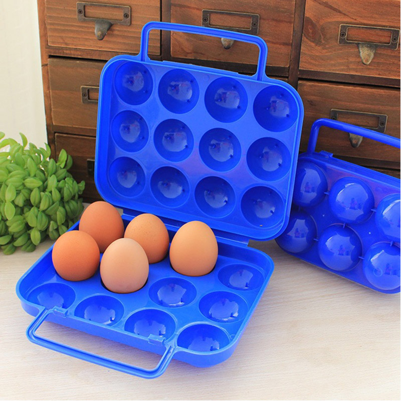 Portable Egg Storage Box (2/4/6/12 Grids)